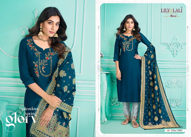 Gulmeena 2 Lily And Lali Milan Silk Readymade Suits Catalog